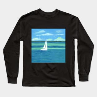 Just give me a sailboat Long Sleeve T-Shirt